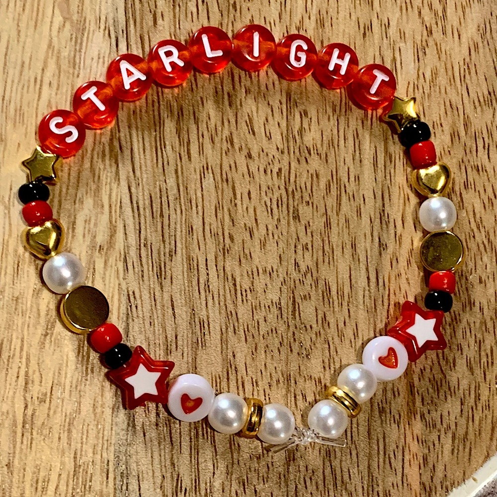 5 for $10 Taylor Swift Handmade Friendship Beaded Bracelet
“Starlight”
